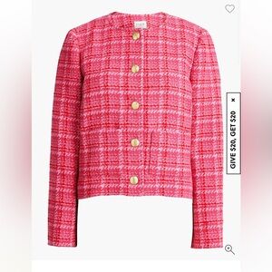Jcrew factory. Size 20. Tweed lady jacket